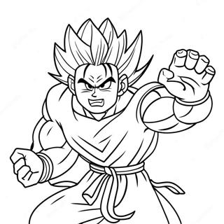 Gohan Beast Fargeleggingsider