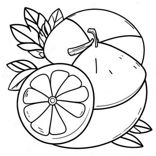 Fargeleggingsside Med Oransje 100854-39346