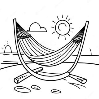 Fargeleggingsside Med Avslappende Strandhammock 101190 39614