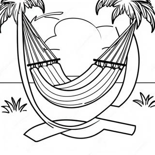 Fargeleggingsside Med Avslappende Strandhammock 101190 39615