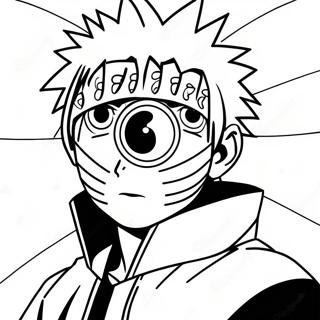 Obito Med Sharingan Fargeleggingsside 101600-40037