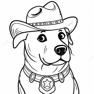 Sheriff Labrador Fargeleggingsider