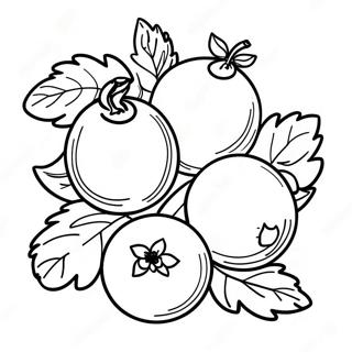 Fargerike Tu Bishvat Frukter Fargeleggingsside 101908-40280