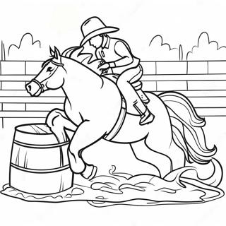 Fargerik Fjaerde Racing Scene Fargeleggingsside 101936-40307