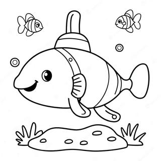 Sot Tegneserie U Bat Fargeleggingsside 102142-40461