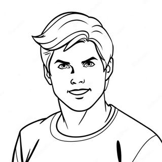 Ken Med Ildkule Fargeleggingsside 102245-40545