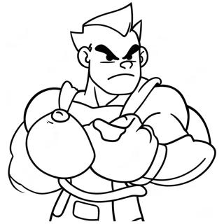 Guile Med Sonic Boom Fargeleggingsside 102246-40549