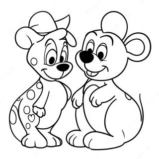 Lekne Disney Dyr God Bedring Fargeleggingsside 102400 40665