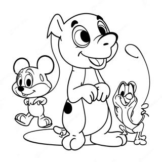 Lekne Disney Dyr God Bedring Fargeleggingsside 102400 40667