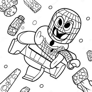 Episk Spiderman Lego Kamp Fargeleggingsside 102839-41012