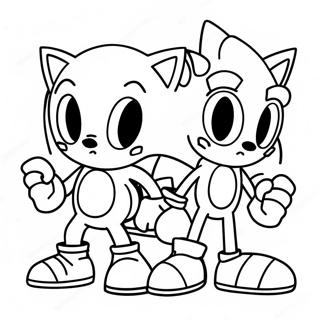 Sonic X Venner Fargeleggingsside 103481-41502