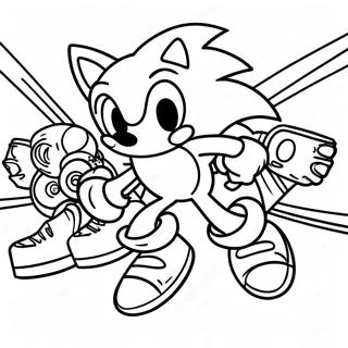 Sonic X Actionfylt Scene Fargeleggingsside 103482 41507