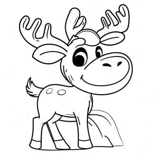 Glad Reinsdyr Fargeleggingsside 103635 41626