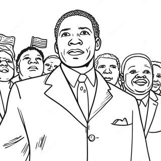 Borgerrettighetsbevegelsen Fargeleggingsside 103713-41692