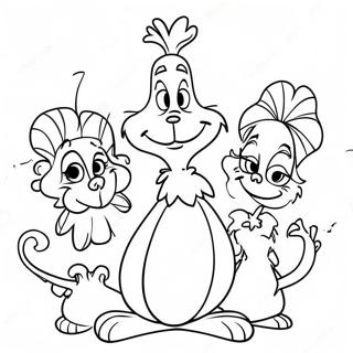 Gledelige Whoville Karakterer Fargeleggingsside 103739-41709