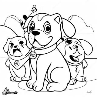 Jax Med Venner Fargeleggingsside 103919-41844