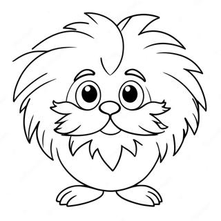 Sot Lorax Med Mustasje Fargeleggingsside 104097-41979