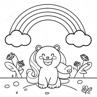 Glad Regnbuevenner Rod Fargeleggingsside 104383 42210