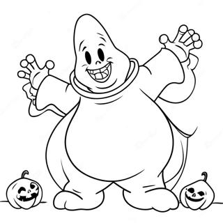 Oogie Boogie Danser Med Spokelser Fargeleggingsside 104509-42301