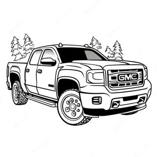 Gmc Sierra Pickup Lastebil Fargeleggingsside 105101-42762