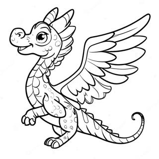 Lekne Vinger Av Ild Rainwing Fargeleggingsside 106286 43700