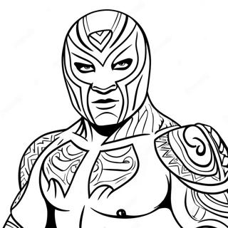 Rey Mysterio Fargeleggingsark 106719-44027