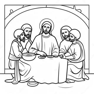 Den Hellige Skjaertorsdag Fargeleggingsark 106849-44135