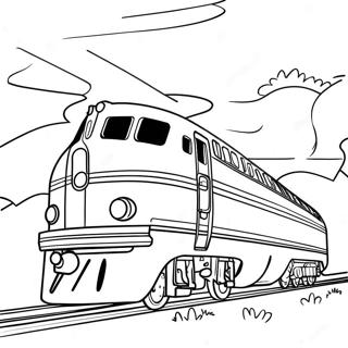 Vintage Amtrak Tog Fargeleggingsside 106927 44201