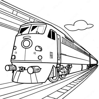 Vintage Amtrak Tog Fargeleggingsside 106927 44202