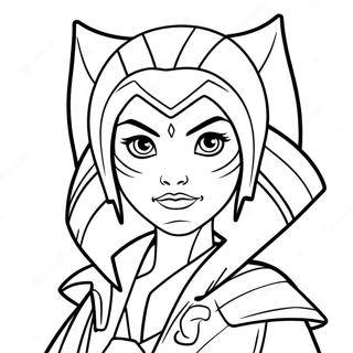 Ahsoka Tano I Jedi Kapper Fargeleggingsside 107257 44461