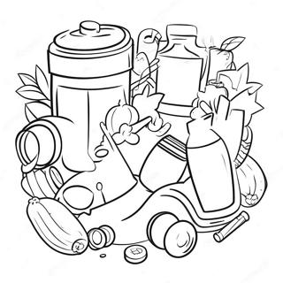 Morsomme Treningsaktiviteter Fargeleggingsside 107385-44559