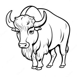 Bison Silhuett Fargeleggingsside 107641-44759