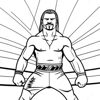 Wwe Superstars I Aksjon Fargeleggingsark 107717-44814