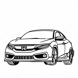 Honda Civic Sportsbil Fargeleggingsside 107897-44954