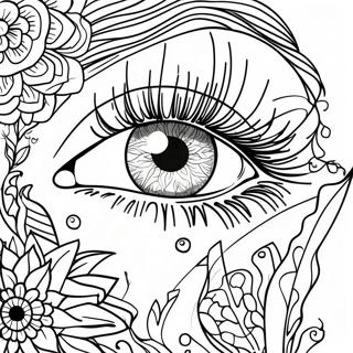 Realistisk Oye Portrett Fargeleggingsside 108050-45078