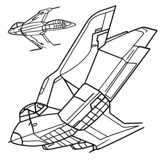 Fierce Luftforsvar Jet Fargeleggingsside 108312-45288