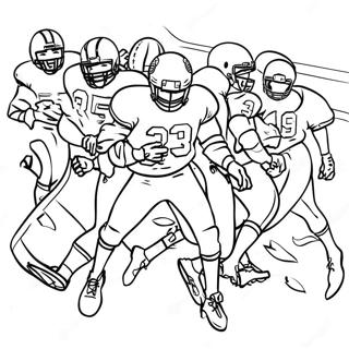 Dynamisk Fargeleggingsside For College Fotballag 108671 45561