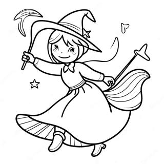 Estetisk Halloween Fargeleggingsark