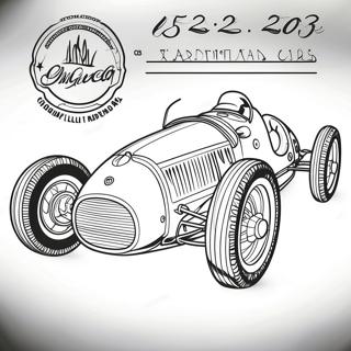 Vintage Racerbil Fargeleggingsside 10889 1064