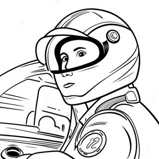 Racerbilforer I Aksjon Fargeleggingsside 10890 384