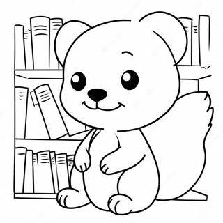 Sot Dyrebokhylle Fargeleggingsside 109163-46011