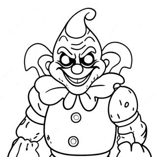 Killer Klowns Fra Verdensrommet Fargeleggingsside 109314-46115