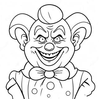 Killer Klowns Fra Verdensrommet Fargeleggingsside 109314-46116