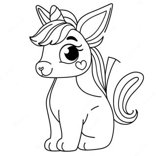 Bunny Unicorn Fargeleggingsside 109441-46214