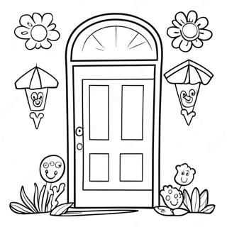 Fantasifull Sok Dorer Fargeleggingsside 109958-46629