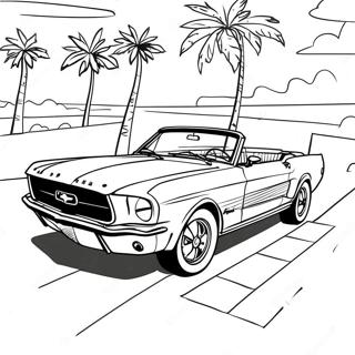 Vintage Mustang Kabriolet Fargeleggingsside 110188-46801