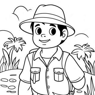 Diego I Safariantrekk Fargeleggingsside 110551 47092