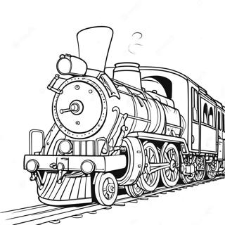 Damp Tog Som Kjores Fargeleggingsside 11063-470