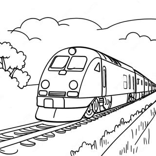 Tog Fargeleggingsark