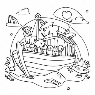 Noahs Ark Eventyr Fargeleggingsside 111707-48005